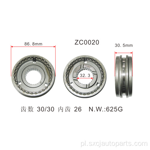 Dostosowywany synchronizator mosiądzu lub stali dla 8-94161-860-0